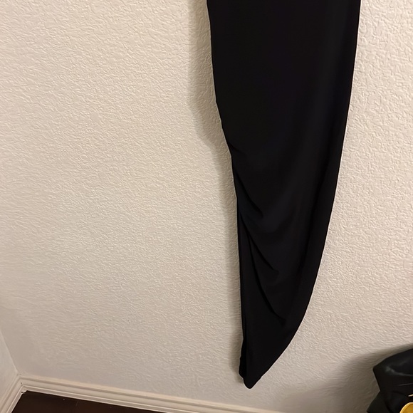 Norma Kamali Cayla Side Drape Gown black - Picture 10 of 12